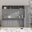 Lit escamotable peu encombrant avec garde-robe intégrée et rangement pour tiroirs-1509138650-1509138647