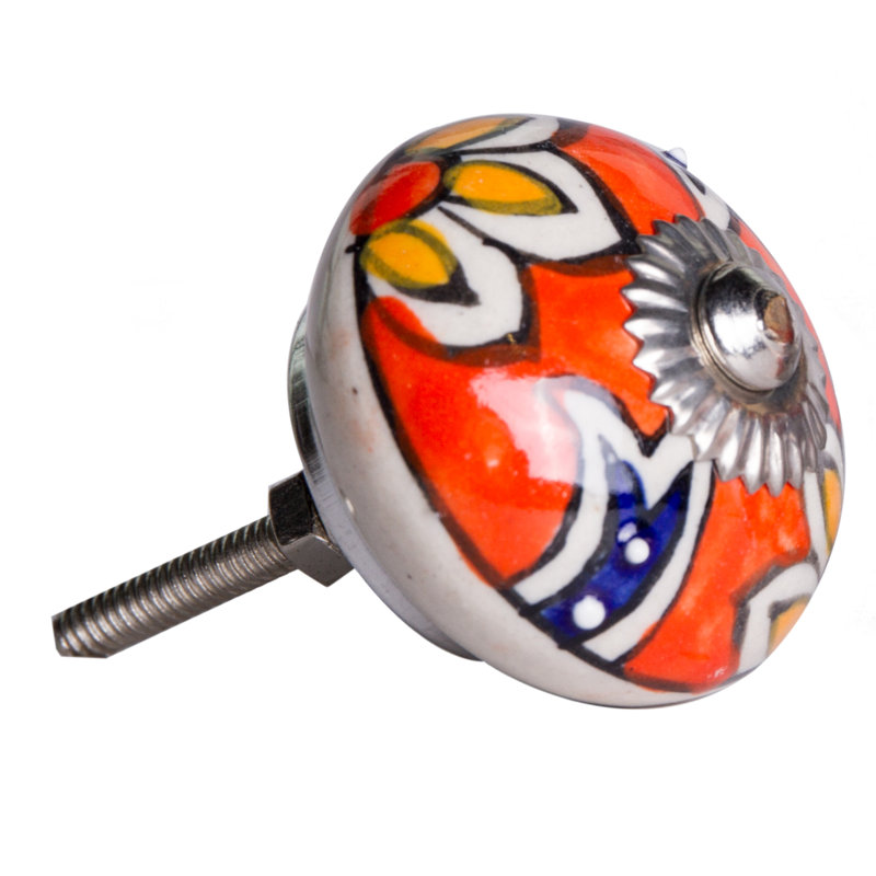 Handpainted 1 1/2" Diameter Round Knob Multipack