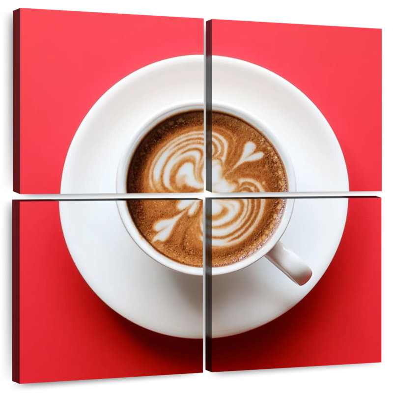 Café Yarlin sur fond rouge