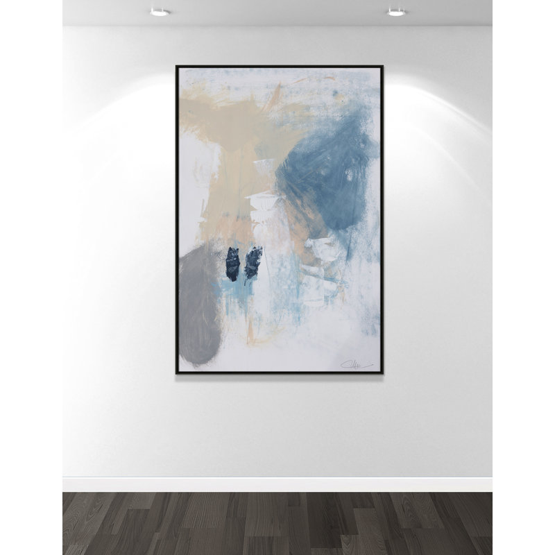 Coastal Carnival II Print by Casa Fine Arts, Espresso Floater Framed Canvas, No Mat, 61.5" H x 41.5" W x 2" D