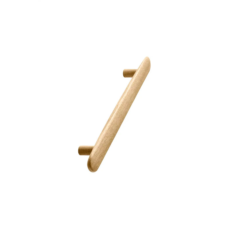 Oak Lacquered Wood "Brutus" Drawer Pull