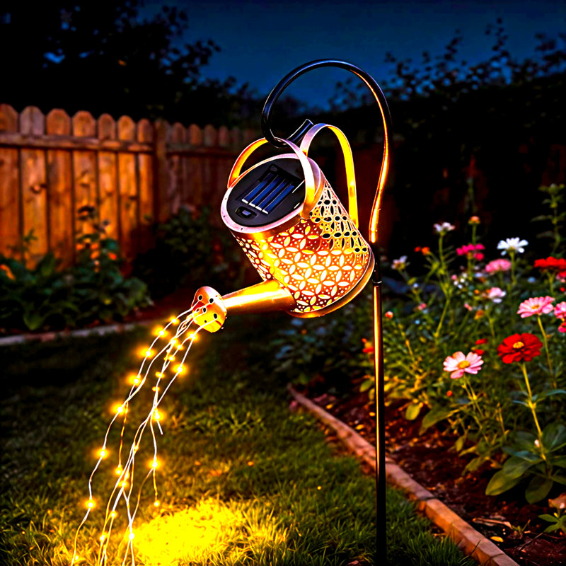 Solar Watering Can Outdoor Lights for Yard, Lawn, Pathway Decor