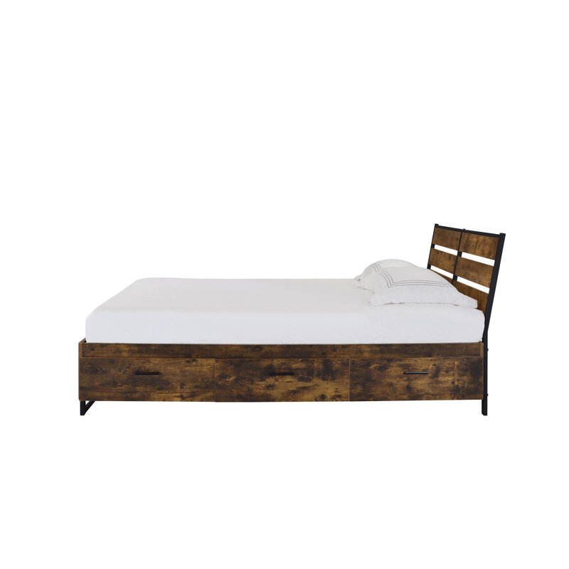 Lininger Platform Storage Bed, King
