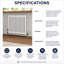 Uxbridge Horizontal Traditional Colosseum Radiator-40191187-40191188