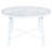 Rabia 5 Piece Outdoor Dining Set Round Glass Dining Table and 4 Dining Side Chair in Aluminum-812712265