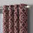 Ralon Polyester / Linen Light-Filtering Geometric Print Curtain Panel with Grommet Top-406228299-406228296