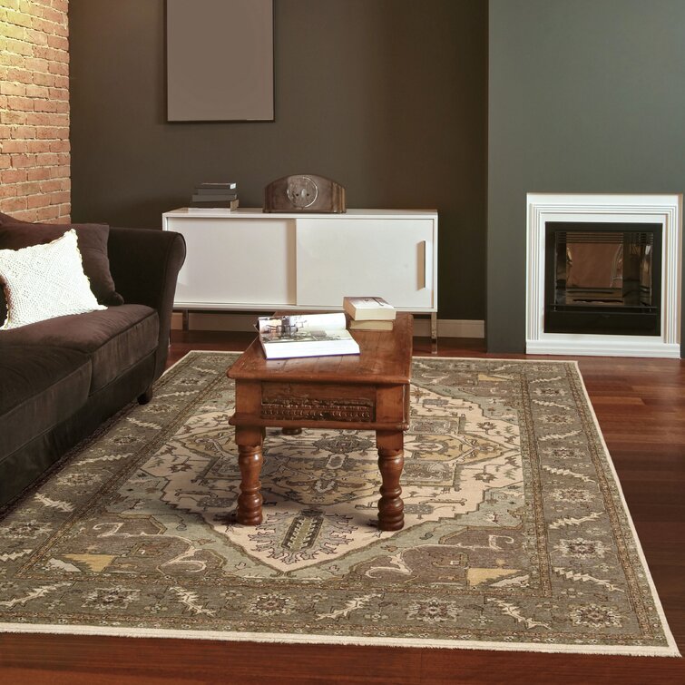 Nourison Legend Wool Oriental Area Rug In Beige 