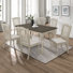 Azhani 6 - Person Four Leg Dining Set