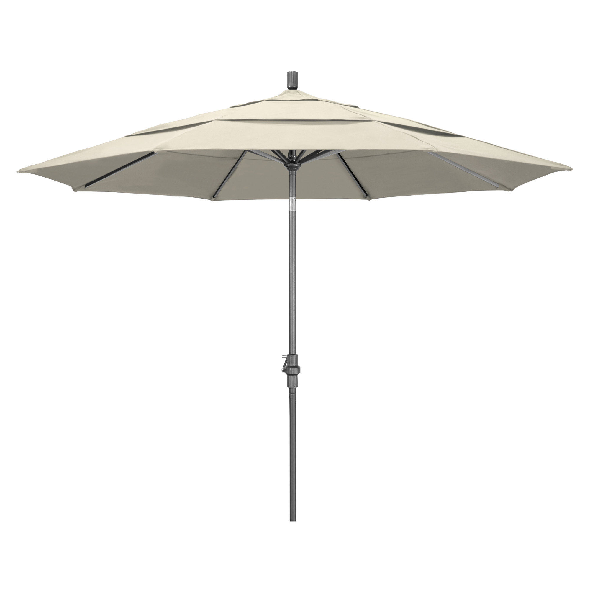 Broadmeade 132'' Sunbrella® Outdoor Umbrella, Antique Beige Sunbrella® Canvas