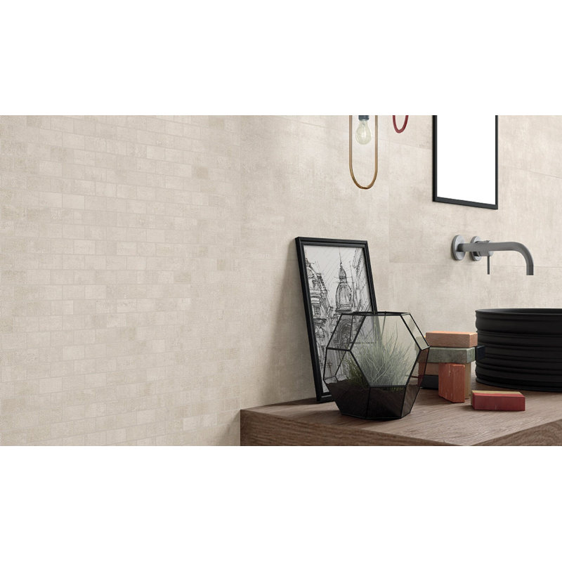 Carreau de mur et de plancher en brique de porcelaine 1 po x 2 po