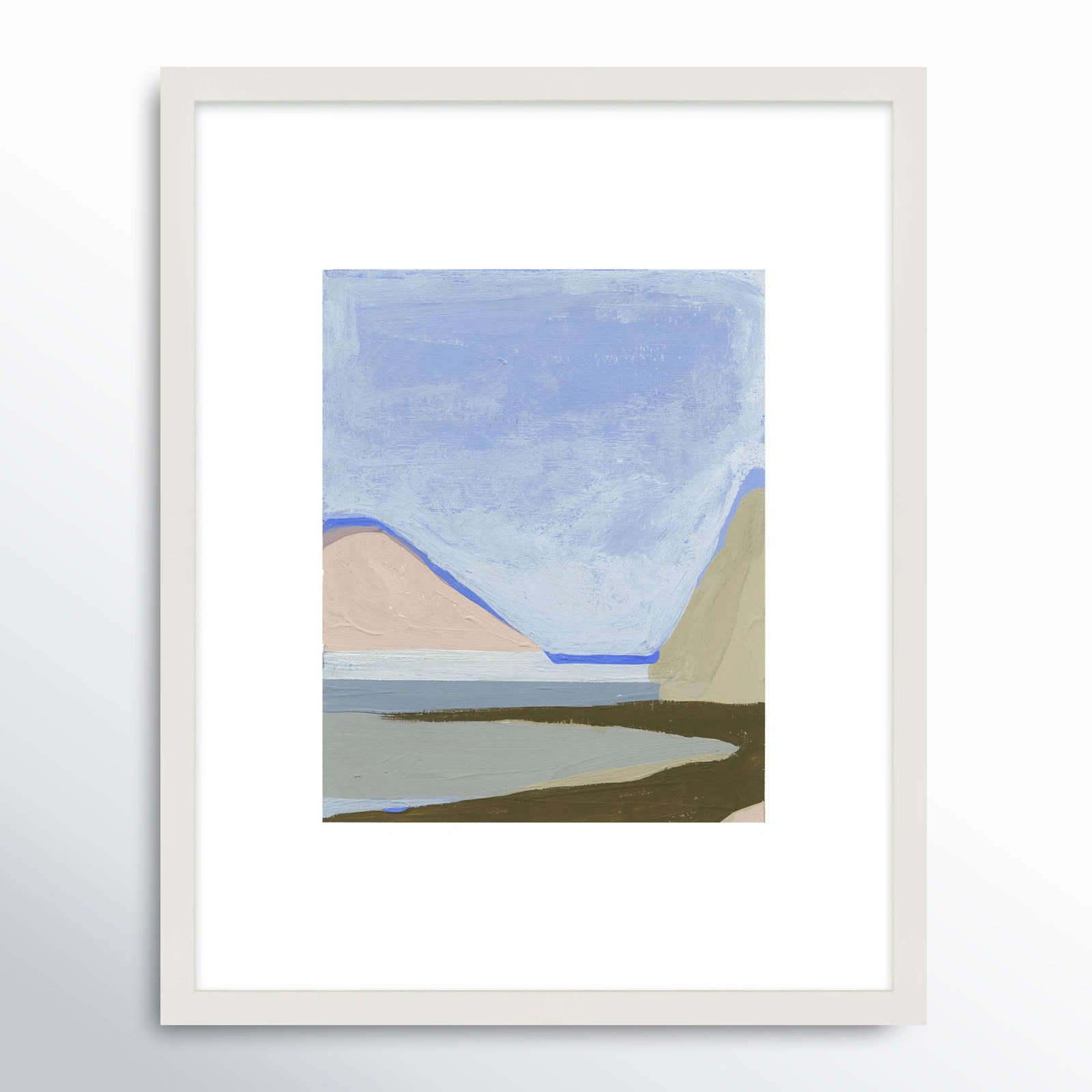 Morning Sky 1 by Andrea Stokes, 20" H x 16" W, White Framed