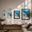 Greek Island Seascape Coastal - Print-885208035-885208031