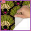 Tapis de bain Green Art Deco Shells-129637960