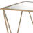 Square End Table With Metal Base
