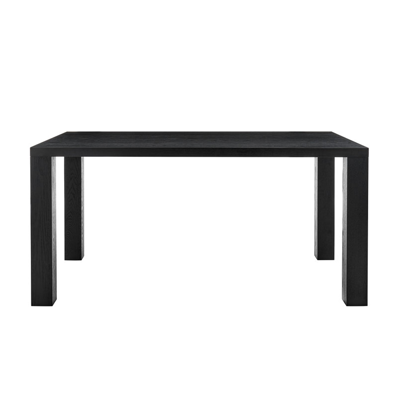 Table de salle à manger Carson, H 29 po x L 84,3 po x l 36,2 po, Noir