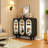 Modern panda pattern solid wood sideboard-104312421