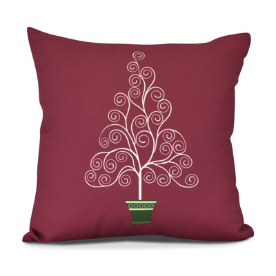 Holiday Essence Reversible Throw Pillow