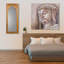 Maggio Wood Flat Wall Mirror