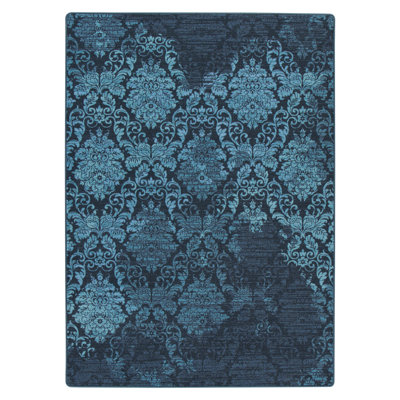 Tapis bleu sarcelle Goutier Wadsworth