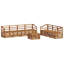 245cm Wide Patio Sectional Set
