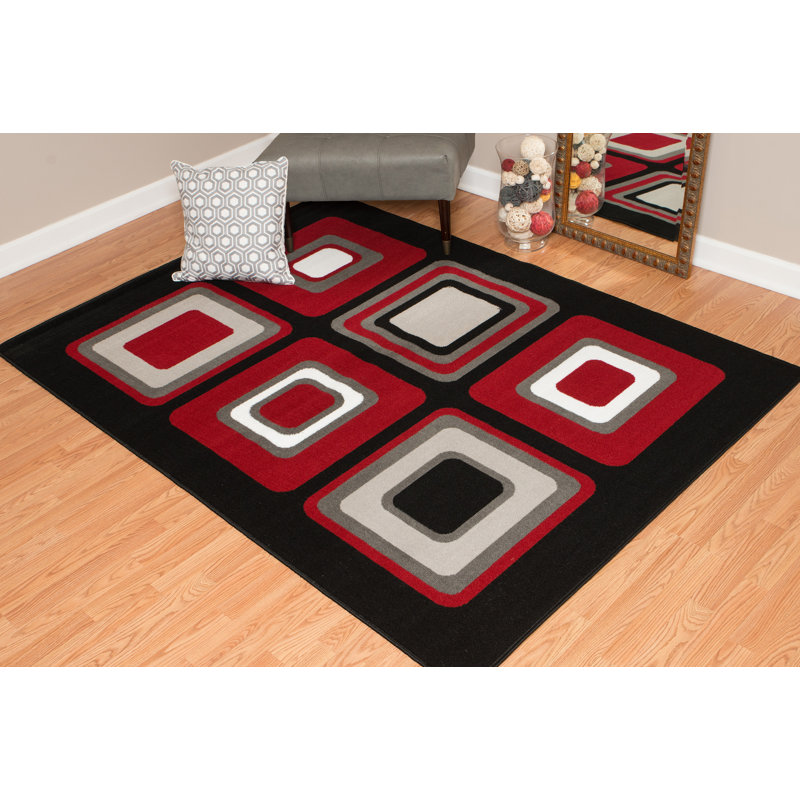 Elisavet Geometric Indoor Rug, Rectangle 5'3" x 7'2"