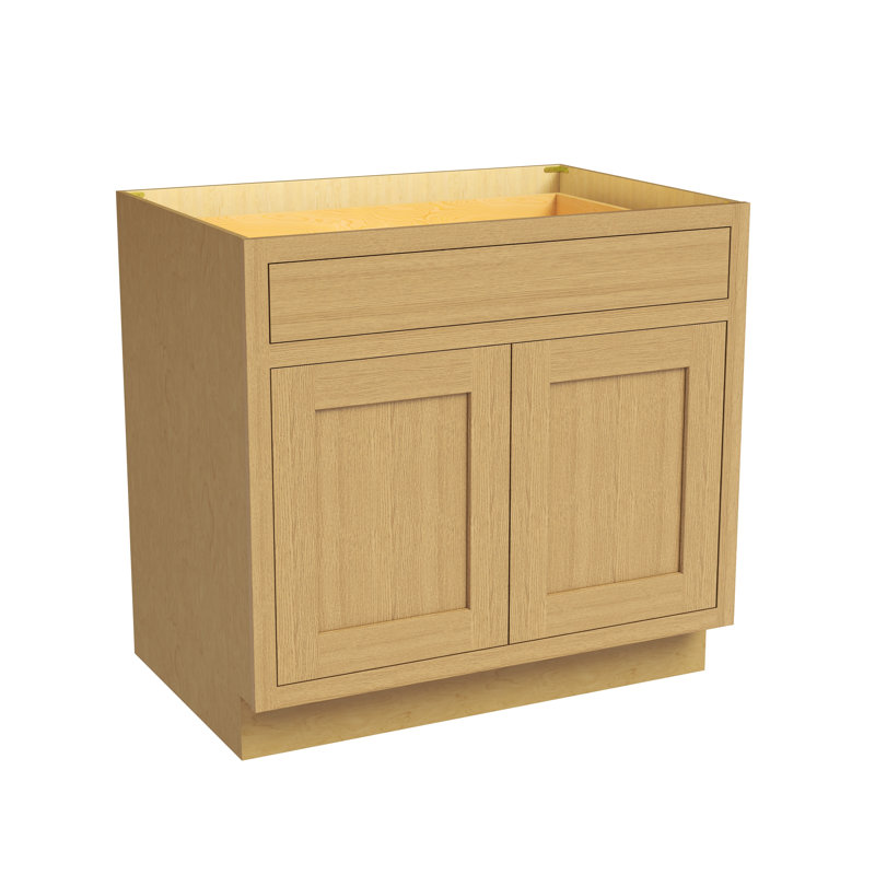 Armoire de base standard de cuisine prête à assembler l 36 po x H 34,5 po x P 25 po CASAINC, W36"x H34.5"
