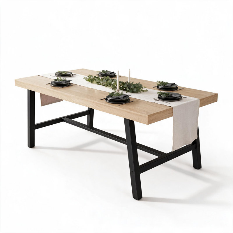 Table de salle à manger Industrial, pear wood