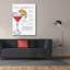  «Cosmopolitan Recipe» par Susan Ball, art mural sur toile, 40 po x 54 po-1730700977