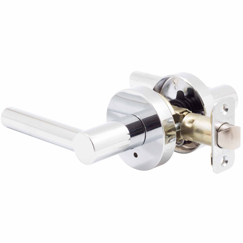 Leviers de porte avec Zurich, Chrome poli