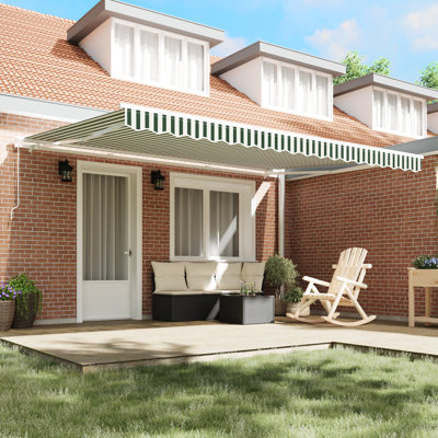 Brayden Studio Retractable Patio Awning