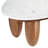 Kwamae Marble Top Single Coffee Table-1322674934