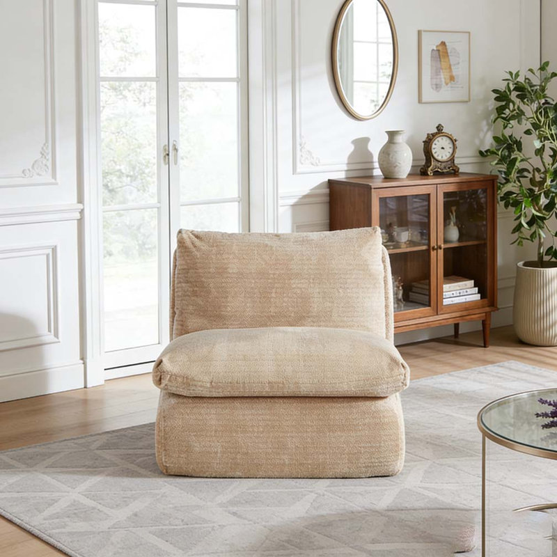 Fauteuil d'appoint, Crème