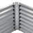 Galvanized Raised Garden Bed, 8 x 4 x 2 ft, Rectangular Metal Planter Box Kit Outdoor, Bottomless Elevated Planting Box with Gloves, Rustproof Alu-Zinc, for Growing Flowers Vegetables, Silver-107115130