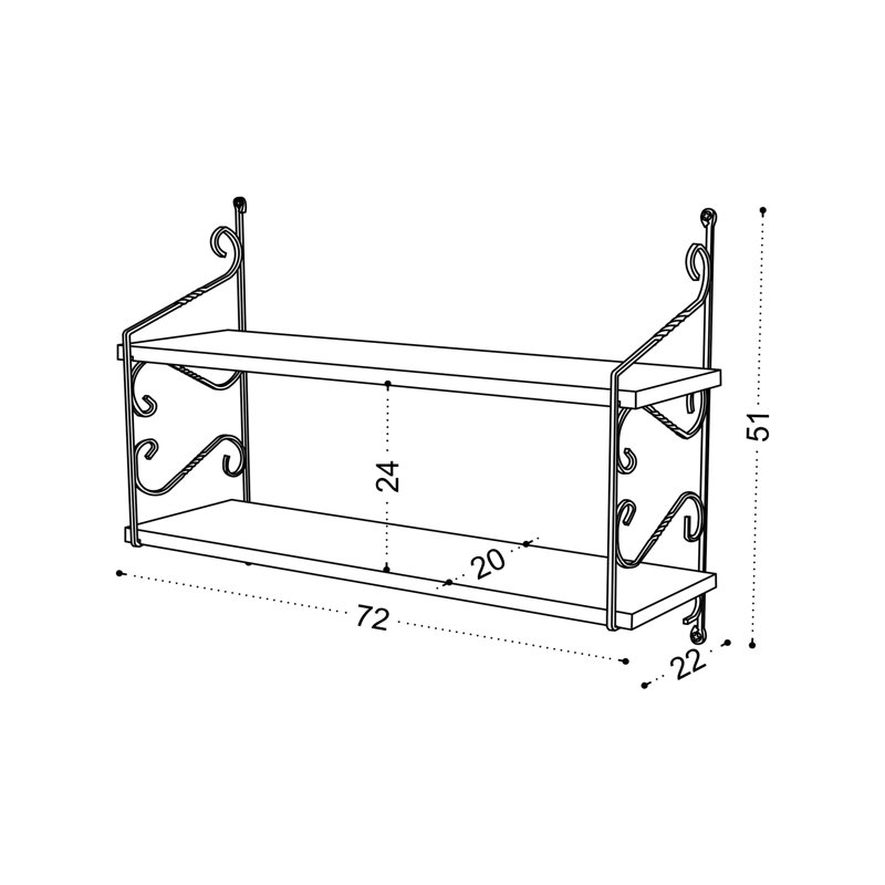Laplante 2 Piece Accent Shelf with Adjustable Shelves, Oak
