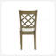 Ensemble de 2 chaises d'appoint en chêne beige et rustique avec coussin de siège rembourré pour une assise confortable et un design intemporel