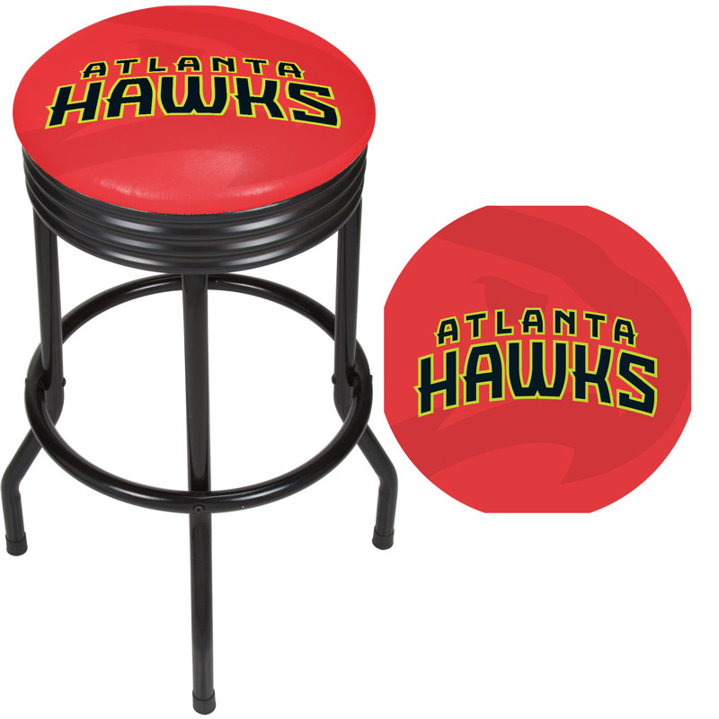 Tabouret de bar rotatif NBA Fade, Hawks d'Atlanta, Noir