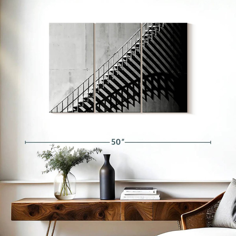 Lilie Stairway Shadow, 24" H x 38" W