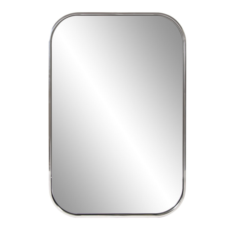 Miroir Milo, Acier inoxydable argent