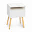 Table de chevet, table de chevet 2 pièces, table basse de chambre à coucher avec tiroirs, tablettes, meubles de chevet de salon