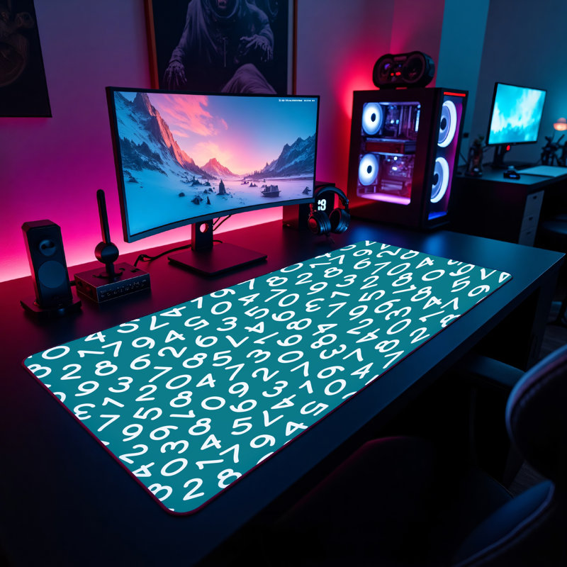 Polyester Desk Pad, 23.6x13.8
