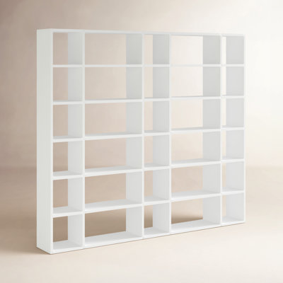 Araeya Wide Geometric Bookcase