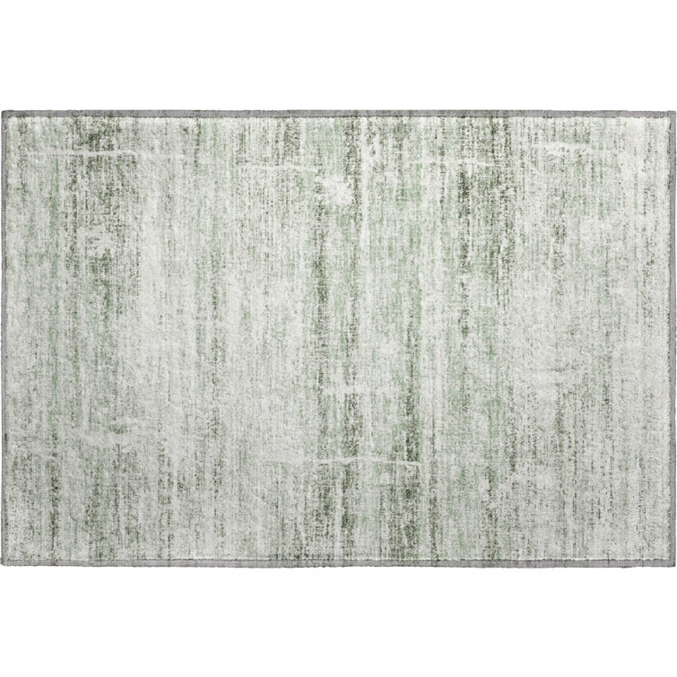 Premium Machine Washable Gerardo Sage Rug