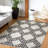 Burch Geometric Ivory/Black Area Rug-90419422