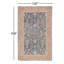 Tapis bleu / orange en laine touffeté à la main Lindsay-695684460