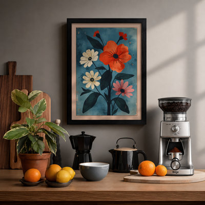 Study in Bloom Botanical - Framed Print