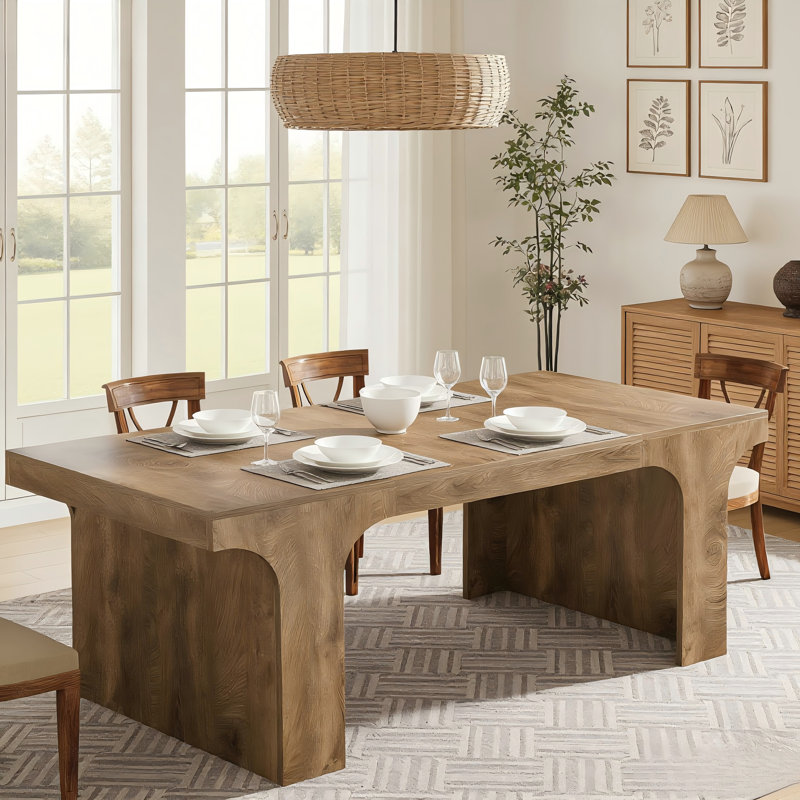 Table de salle à manger de style champêtre