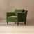Velours vert olive