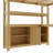 Queen Size Loft Bed With Wardrobe, L-shaped Desk & Bookshelf – All-in-one Space-saving Loft Bed For Teens, Kids, And Small Bedrooms-2091499822