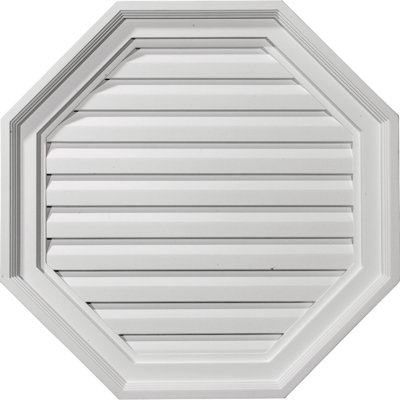 Grille d'aération octogonale à pignon, fonctionnelle