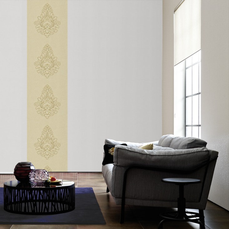 Nobile 3.2m x 70cm Wallpaper Tile, Yellow
